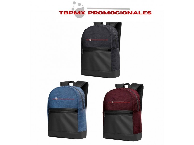 Mochila escolar poliester porta laptop 15 pulgadas puki promocional