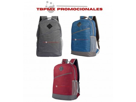 Mochila escolar porta laptop 16 pulgadas poliester wally promocional