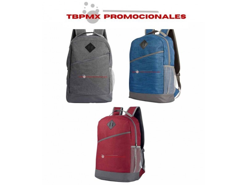 Mochila escolar porta laptop 16 pulgadas poliester wally promocional