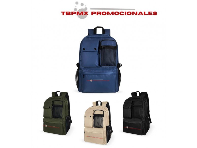 Mochila escolar porta laptop 15 pulgadas poliester holde promocional