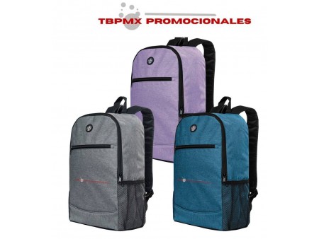Mochila escolar porta laptop 15 pulgadas poliester ubhaka promocional