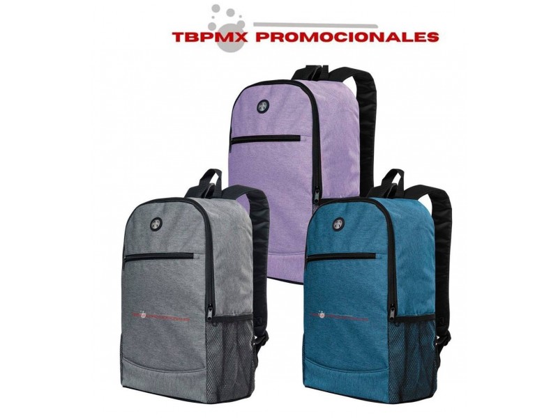 Mochila escolar porta laptop 15 pulgadas poliester ubhaka promocional