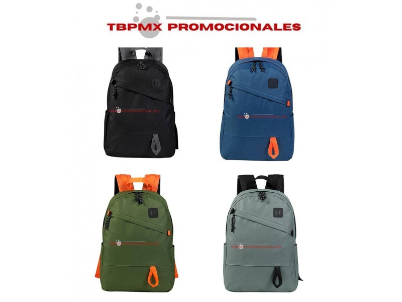Mochila escolar poliester porta laptop 14 pulgadas stowe promocional