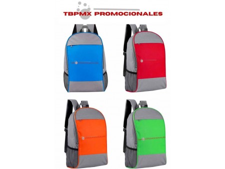 Mochila escolar poliester porta laptop 14 pulgadas alshain promocional