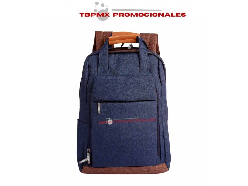 Mochila ejecutiva escolar porta laptop 14 pulgadas poliester masai promocional
