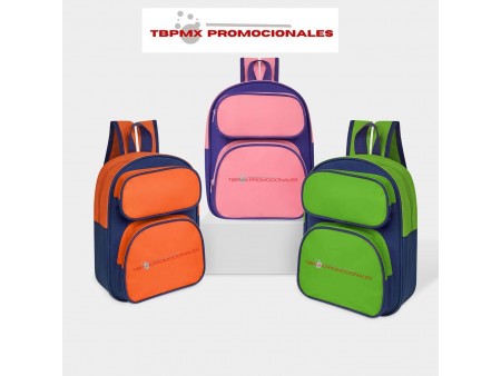 Mochila escolar poliester tami promocional