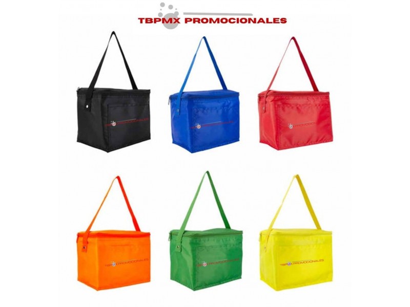 Hielera plastificada impermeable  capacidad 6 latas kosta promocional