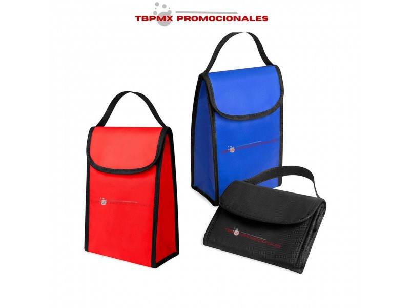 Lonchera termica metalizada capacidad de 2 latas atlanta promocional