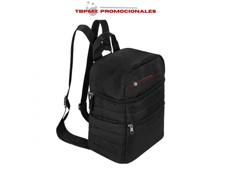 Lonchera mochila poliester capacidad 12 latas cibo promocional