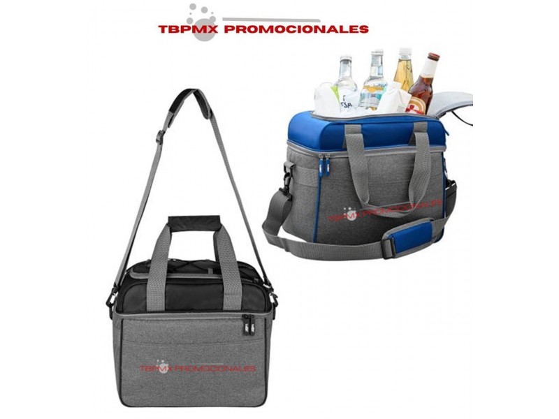 Hielera plastificada impermeable capacidad 14 latas lorry promocional