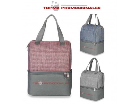 Lonchera termica plastificada capacidad 12 latas balk promocional