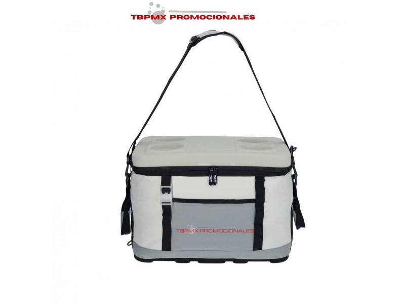 Hielera plegable plastificada impermeable capacidad 48 latas colapsable kalet promocional