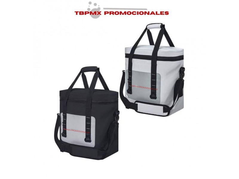 Hielera plastificada impermeable capacidad 36 latas dovia promocional