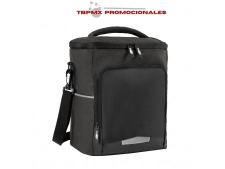 Hielera plastificada acolchada capacidad 12 latas luberi promocional