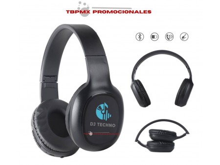 Audifonos estereo buetooth plegables gaga promocional