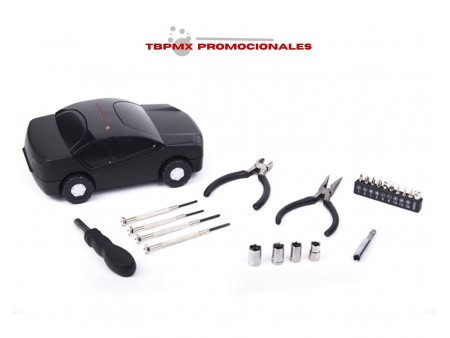 Set de herramientas forma de carro car promocional