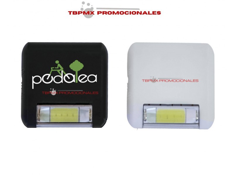 Mini lampara led sitema giratorio y clip traker promocional