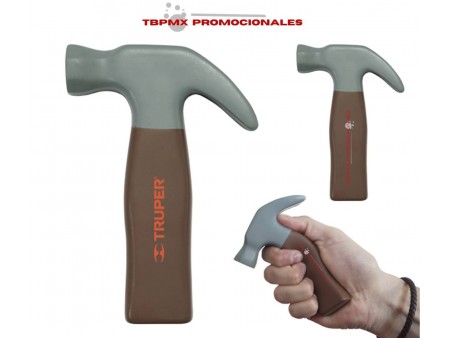 Pelota antiestres forma martillo hammer promocional