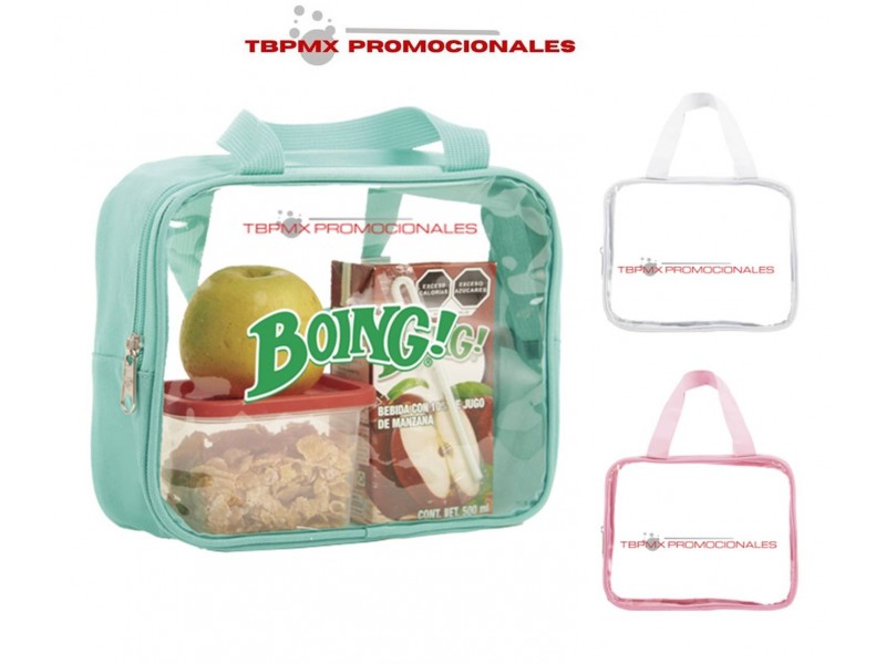 Lonchera ventana transparente faby promocional