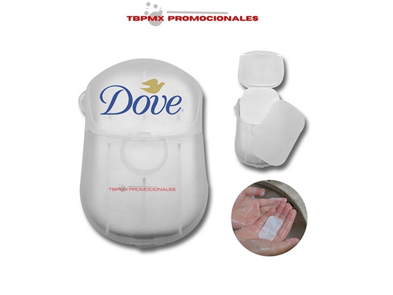 Estuche portatil laminas de jabon roxie promocional