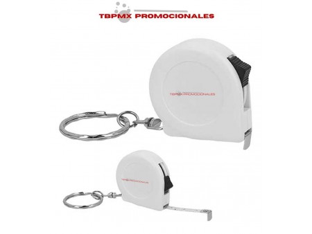 Llavero flexometro plastico 1 metro inch promocional