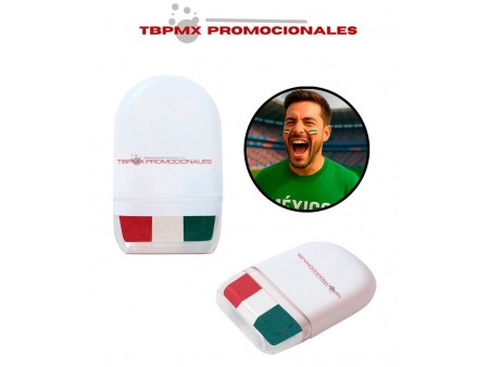 Pinta caritas brra colores warrior promocional