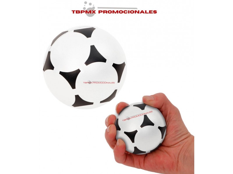 Pelota antiestres forma balon futbol soccer fut promocional