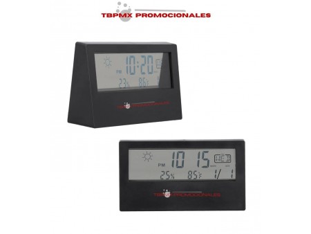 Reloj digital despertador medidor de temperatura dia mes año dok promocional