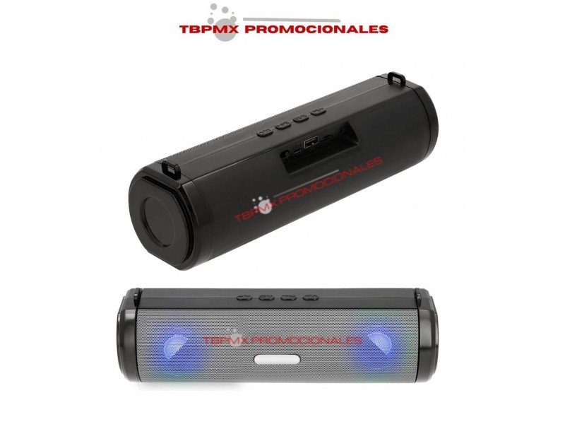 Bocina bluetooth portatil luz led usb tarjeta tf jazz promocional