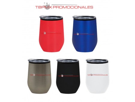 Termo plastico 350 ml doble pared tapa pera promocional