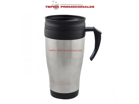 Tarro termo termico acero inoxidable 400 ml interno plastico tapa valvula kalaus promocional