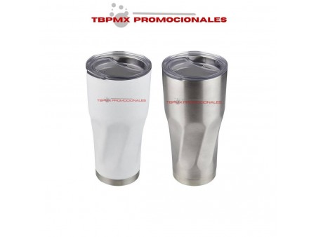 Vaso termo termico acero inoxidable 525 ml doble pared tapa plastico allalin promocional