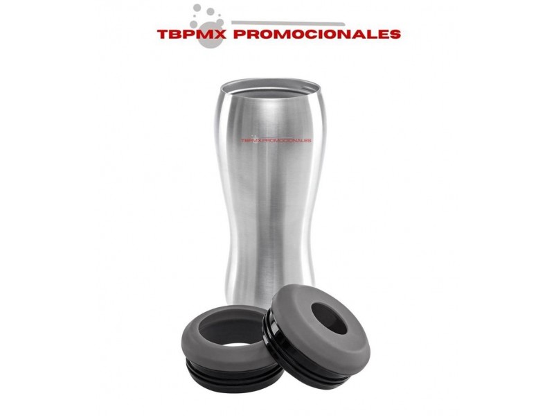 Termo acero inoxidable 550 ml doble pared tapa intercambiable teramo promocional