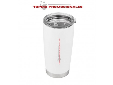 Vaso termo termico acero inoxidable 550 ml doble pared sublimable tapa plastico healy promocional