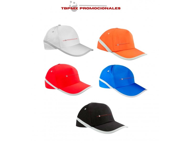 Gorra poliester broche velcro rainbow promocional