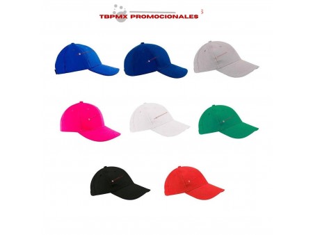 Gorra algodon estilo sanwich broche velcro ajustable sandwich promocional