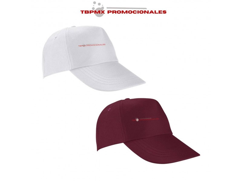 Gorra poliester broche velcro ajustable sublimable mosella promocional