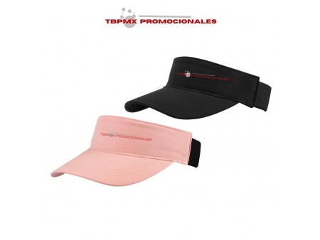 Visera deportiva transpirable poliester alessa promocional