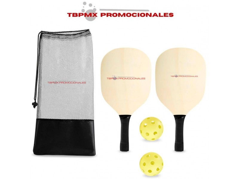 Set de raquetas para pickleball zane promocional