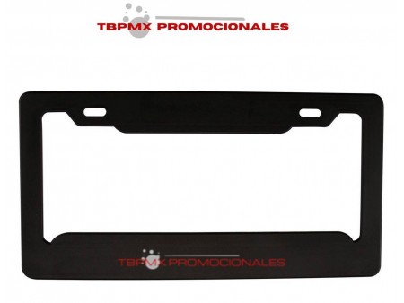 Porta placa plastica para automovil placa promocional