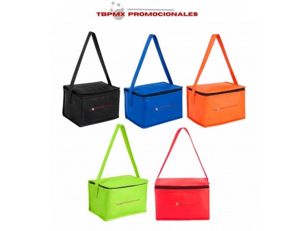 Lonchera termica metalizada capacidad 6 latas ziar promocional