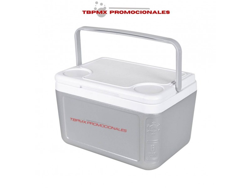 Hielera plastica capacidad 6 latas 5 litros mila promocional