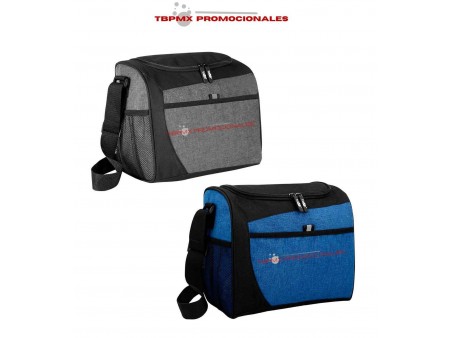 Lonchera termica metalizada capacidad de 16 latas timor promocional