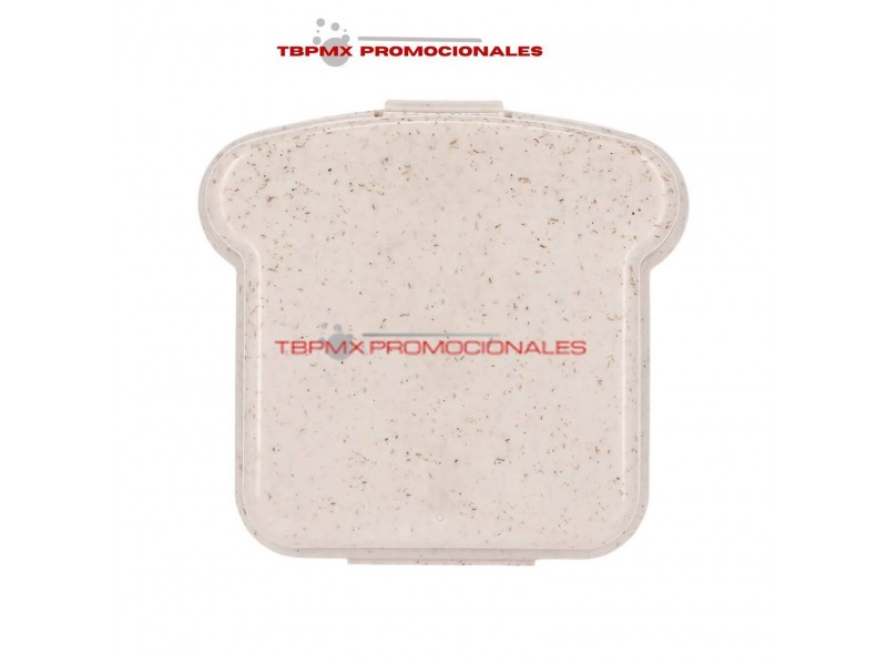 Lonchera ecologica fibra de agave para sandwich eco xcala promocional