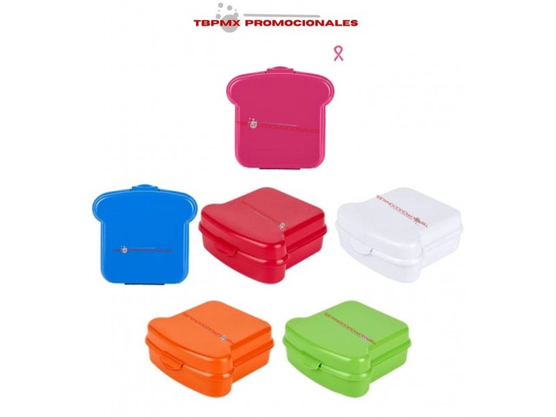 Lonchera plastica para sandwich selk promocional