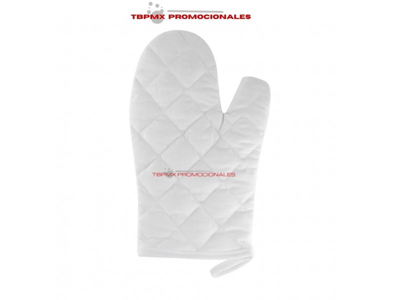 Guante para cocina capitonado con asa algodon promocional