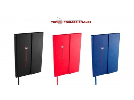 Libreta curpiel solapa magnetica 80 hojas rayadas bok promocional