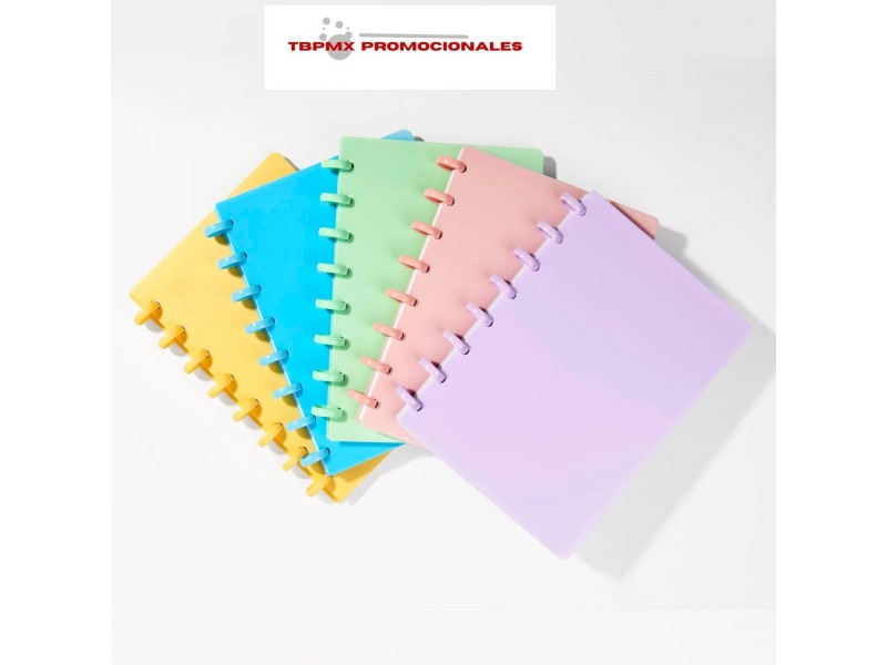 Libreta plastico 80 hojas rayadas espiral ikoti promocional