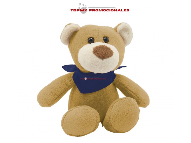 Peluche en forma de oso con bufanda felpi promocional