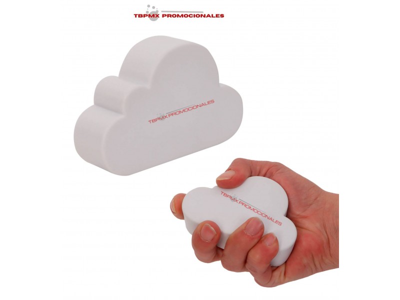 Pelota antiestres en forma de nube nuby promocional